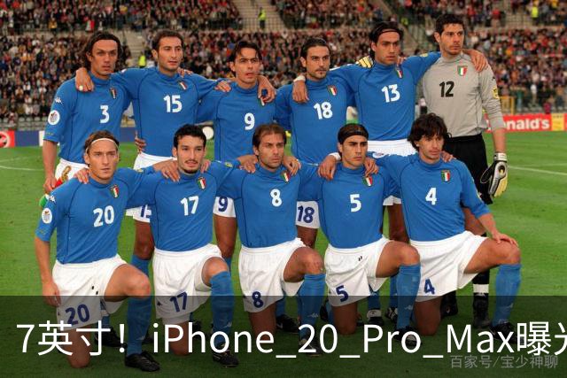 7英寸！iPhone 20 Pro Max曝光